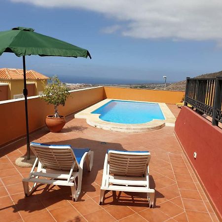 Villa Roque Del Conde With Private Pool, Terrace With Fantastic Sea Views, Wifi, Garden, GarageAdeje エクステリア 写真