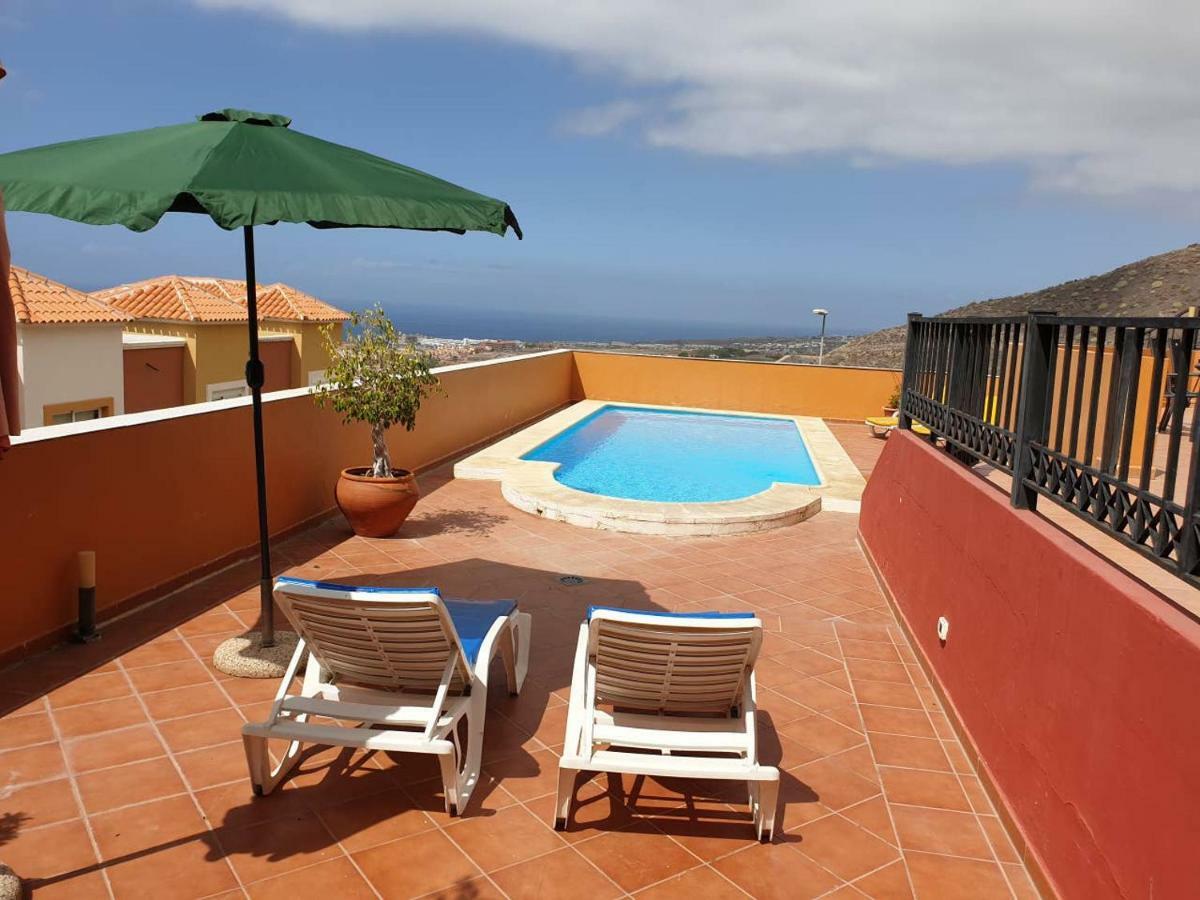 Villa Roque Del Conde With Private Pool, Terrace With Fantastic Sea Views, Wifi, Garden, GarageAdeje エクステリア 写真