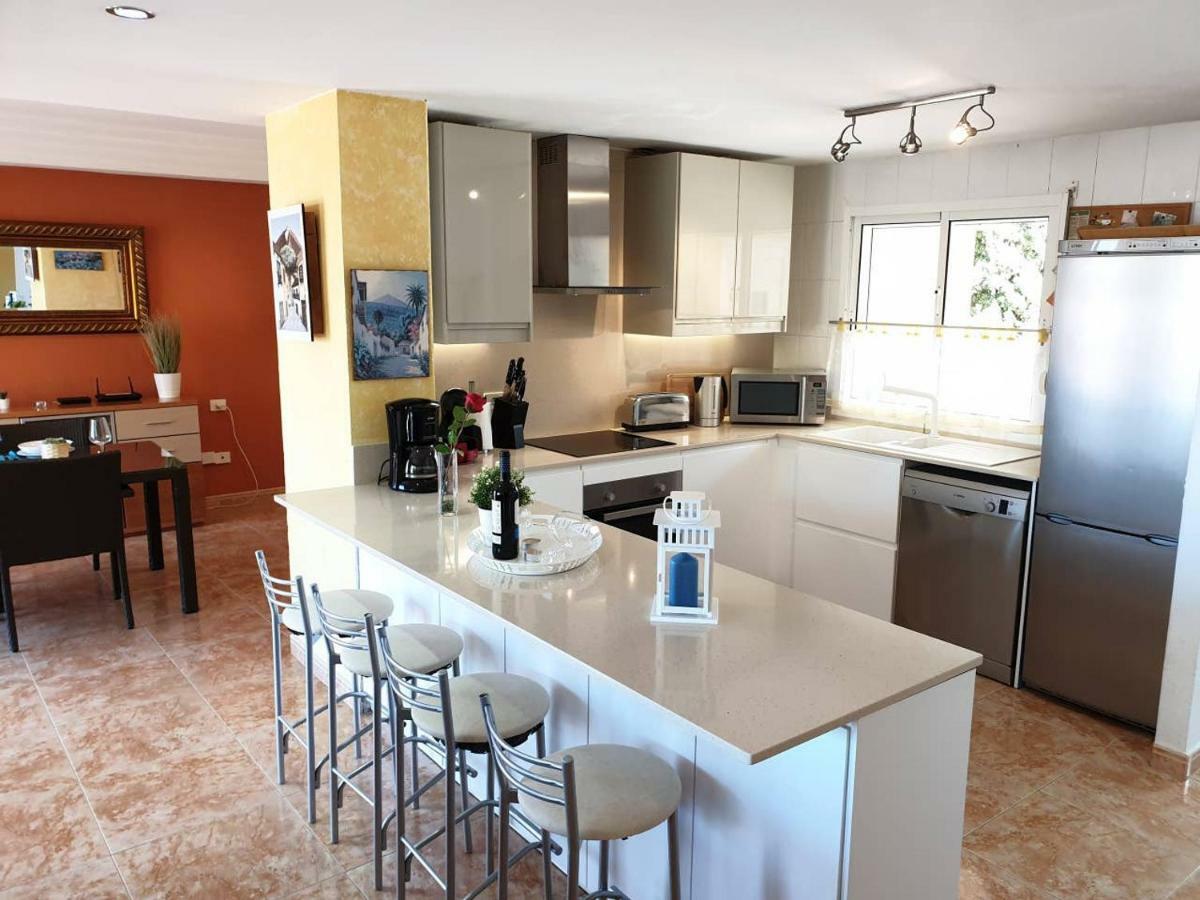 Villa Roque Del Conde With Private Pool, Terrace With Fantastic Sea Views, Wifi, Garden, GarageAdeje エクステリア 写真