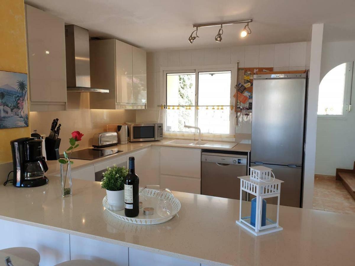 Villa Roque Del Conde With Private Pool, Terrace With Fantastic Sea Views, Wifi, Garden, GarageAdeje エクステリア 写真