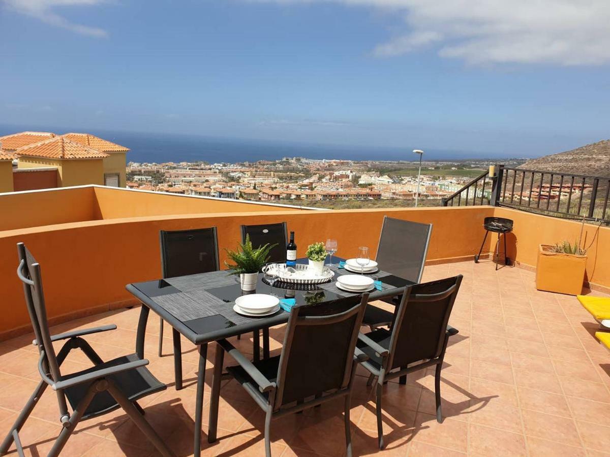 Villa Roque Del Conde With Private Pool, Terrace With Fantastic Sea Views, Wifi, Garden, GarageAdeje エクステリア 写真