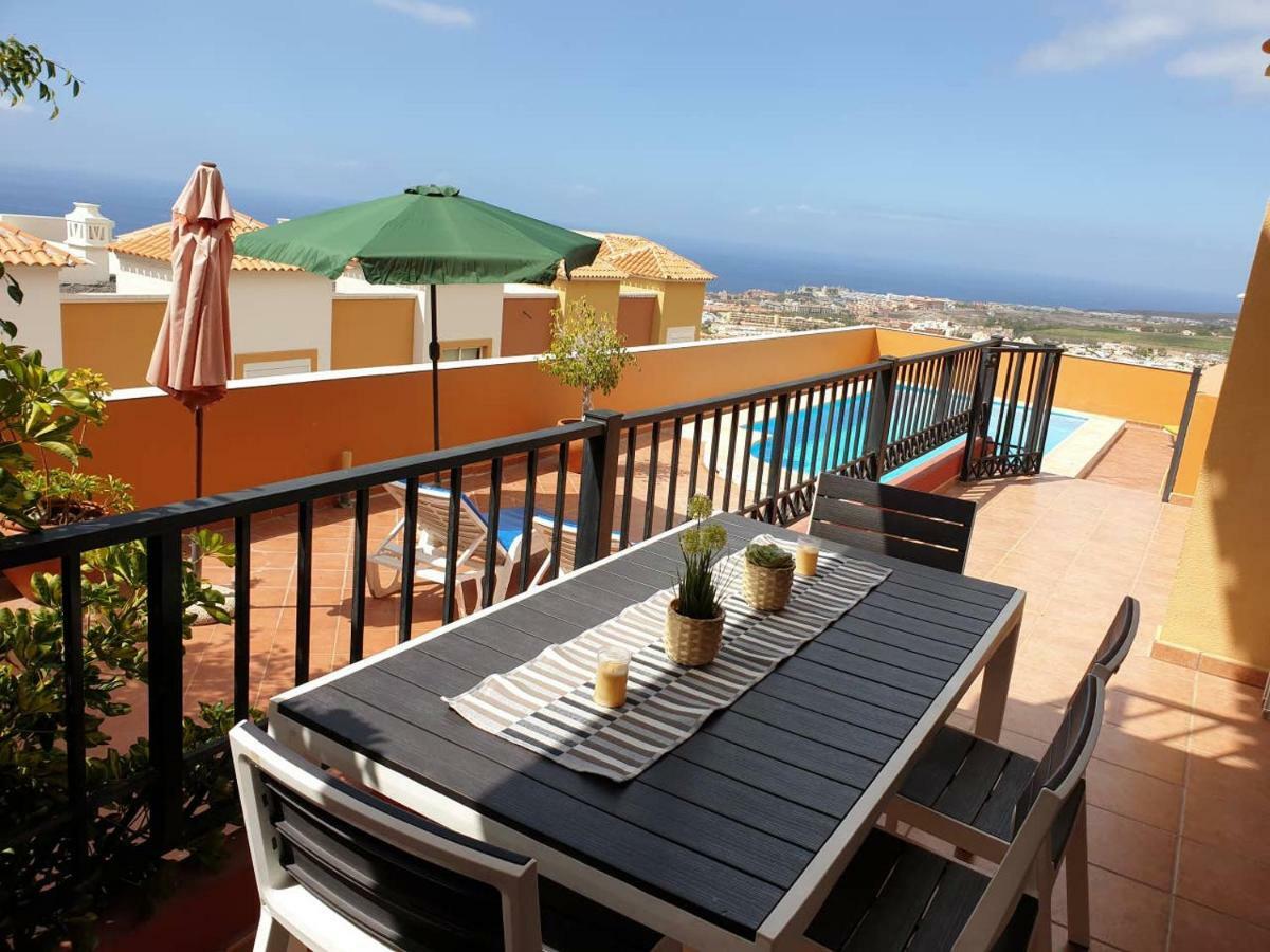 Villa Roque Del Conde With Private Pool, Terrace With Fantastic Sea Views, Wifi, Garden, GarageAdeje エクステリア 写真