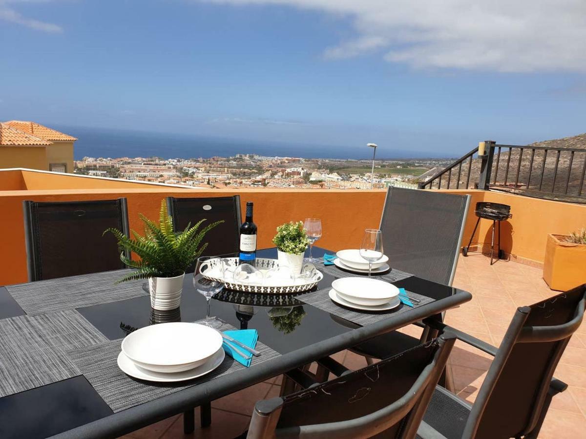 Villa Roque Del Conde With Private Pool, Terrace With Fantastic Sea Views, Wifi, Garden, GarageAdeje エクステリア 写真