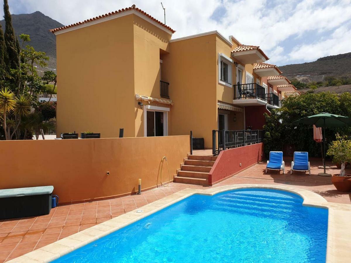 Villa Roque Del Conde With Private Pool, Terrace With Fantastic Sea Views, Wifi, Garden, GarageAdeje エクステリア 写真