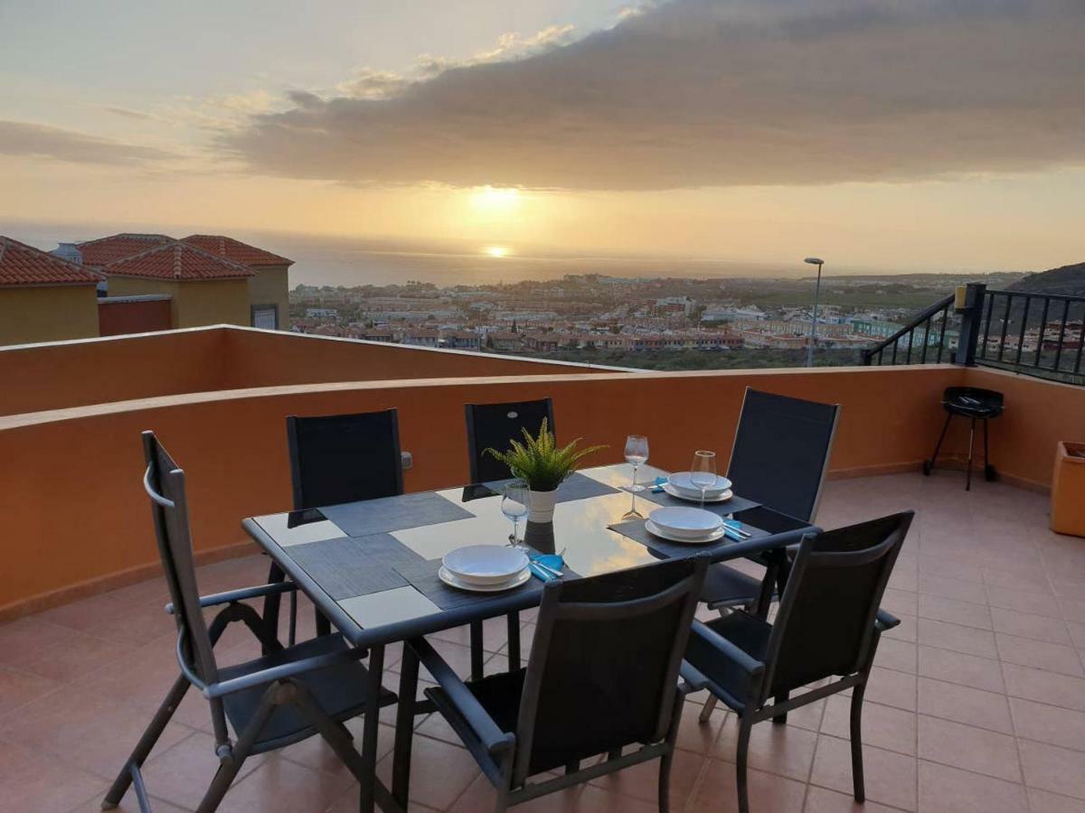 Villa Roque Del Conde With Private Pool, Terrace With Fantastic Sea Views, Wifi, Garden, GarageAdeje エクステリア 写真